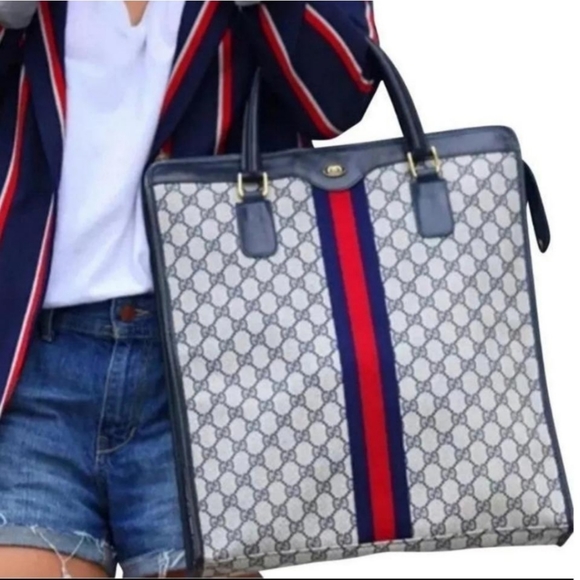 Gucci Handbags - Authentic Vintage Gucci Shopper Tote